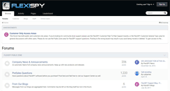 Desktop Screenshot of community.flexispy.com