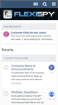 Mobile Screenshot of community.flexispy.com